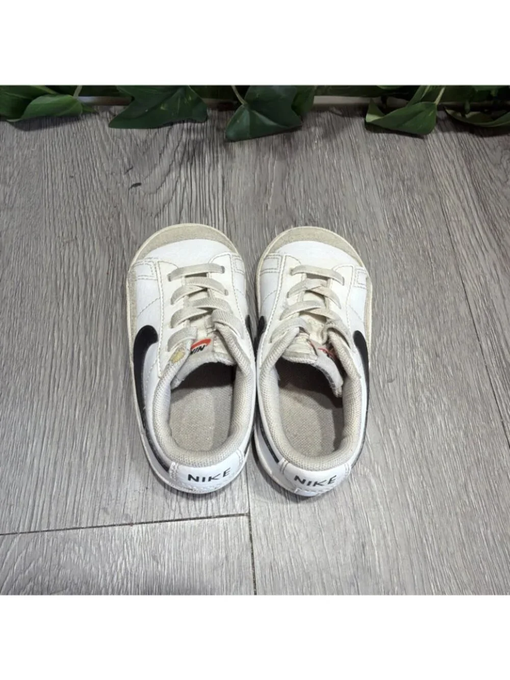 Nike Blazer Low 77 TD Toddler White Black DA4076-101 7C Shoes